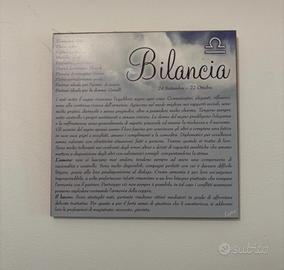 quadretto segno bilancia