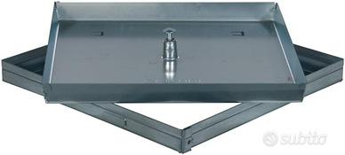 sigillo chiusino porta pavimento INOX 43X43cm