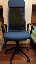sedia da scrivania/gaming modello markus ikea