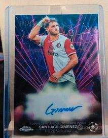 Santiago Gimenez auto black lazer /199 Toppss