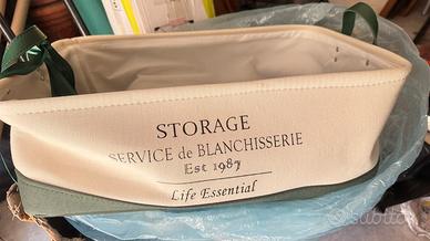 cesto organizzatore biancheria