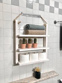 Mensola in legno fatta a mano