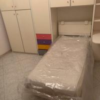 Cameretta e materasso singolo anatomico