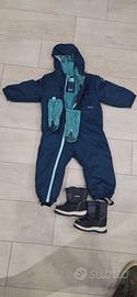 Tuta neve bambino + Scarponci e guanti 24mesi