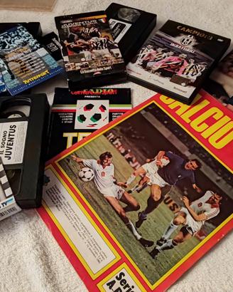 Album Calciatori Flash 1980 e Vhs Calcio Juventus