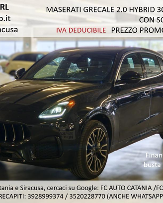 MASERATI GRECALE GT HYBRID 300CV 2023