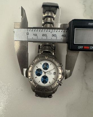 Orologio PRYNGEPS Chronograph "Sangue Blu" titanio
