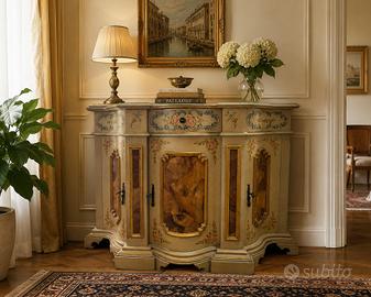 MADIA/CREDENZA VENEZIANA DIPINTA A MANO