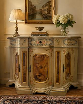 MADIA/CREDENZA VENEZIANA DIPINTA A MANO