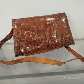 Borsa vintage coccodrillo