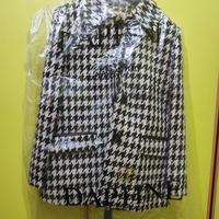 giacca Daphne bianca e nera da donna