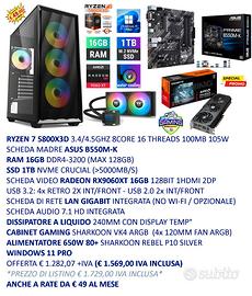 PC GAMING RYZEN 5800X3D 16GB RADEON RX9060XT 16GB