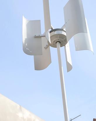 Rotore a levitazione magnetica con palo e staffa