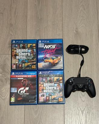 Ps4 giochi e ps4 controller nacon