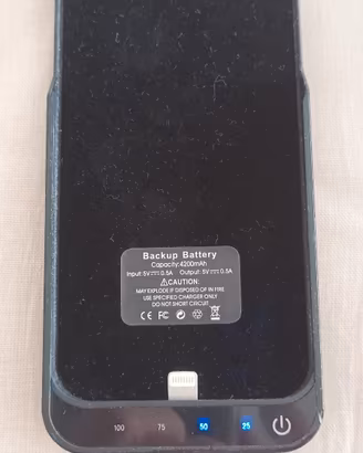 Cover Batteria Integrata 4200mAh per iPhone
