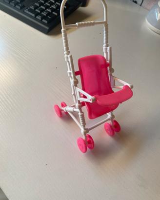 Accessori Barbie: passeggino, bicicletta, scooter