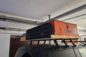 rack da tetto per fuoristrada + barre per grondina