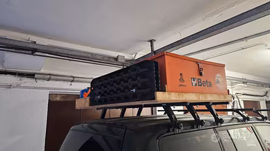 rack da tetto per fuoristrada + barre per grondina