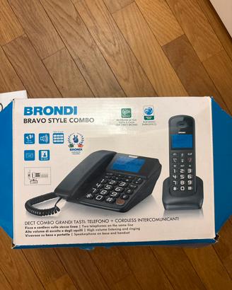 Telefono fisso Brondi bravo style combo