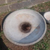 fioriere da esterno in cemento e graniglia