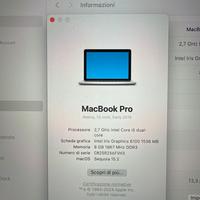 MacBook Pro 13” Retina model A1502