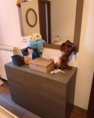 CASSETTIERA CON SPECCHIO 