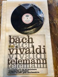 Vinile Ouverture di Bach, Telemann