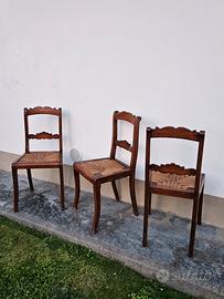 Sedie artigianato lucchese stile “Carabiniere”