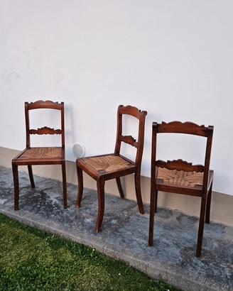 Sedie artigianato lucchese stile “Carabiniere”