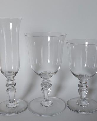 Baccarat anni '70 serie Vence - 62 pezzi completa