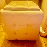 Pouf contenitore similpelle