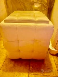 Pouf contenitore similpelle