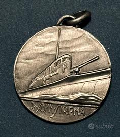 Medaglia regio sommergibile Sirena in argento