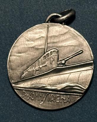 Medaglia regio sommergibile Sirena in argento