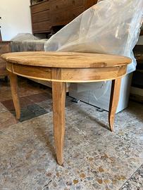 Tavolo in legno massello di castagno