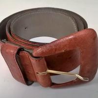 Cintura donna pelle marrone Orciani