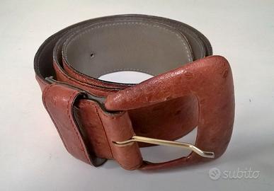 Cintura donna pelle marrone Orciani