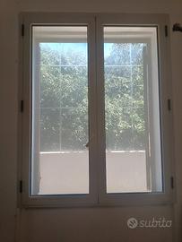 2 Porte e 3 finestre in alluminio bianco 
