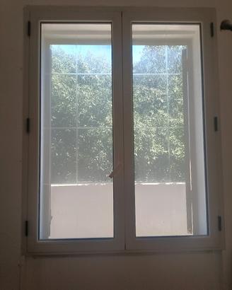 2 Porte e 3 finestre in alluminio bianco 