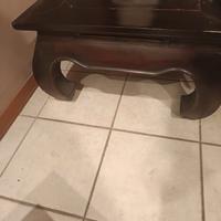 tavolo legno per divano stile etnico 