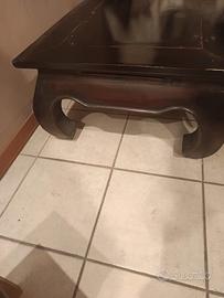 tavolo legno per divano stile etnico 
