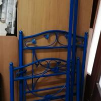 lettino in ferro battuto 