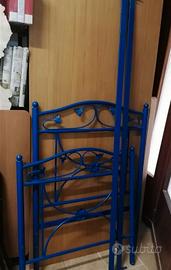 lettino in ferro battuto 