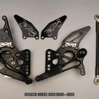 Pedane arretrate SUZUKI GSXR 1000 2005 - 2006