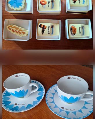 Set Mulino Bianco 2 tazze e piattini + Sorpresine