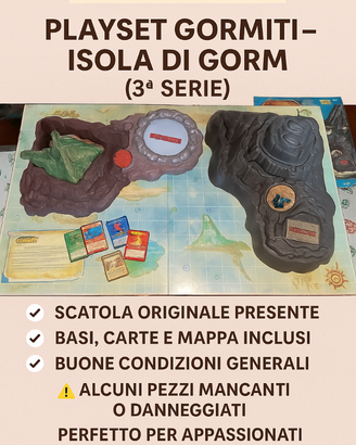 Playset Gormiti – Isola di Gorm (3ª Serie) con sca