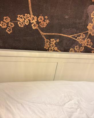 Letto matrimoniale artigianale in legno