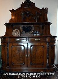 credenza in legno massello