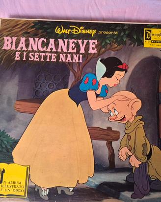 Biancaneve e i 7 nani - Album illustrato disco Lp