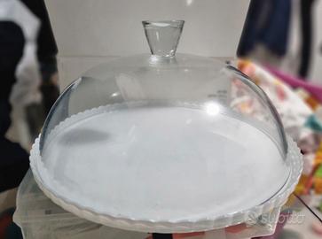 Porta torta in vetro